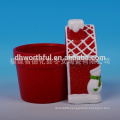 High quality Christmas house ceramic flower pots wholesale